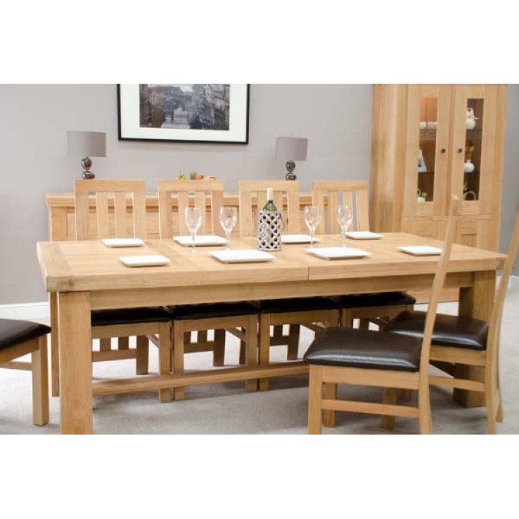 14 seater oak dining table hotsell